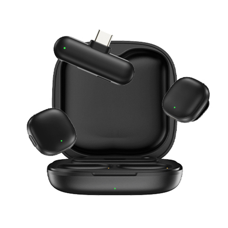 AI torann a chealú lapel mic pro - 48kHz/24bit & 200m gan sreang do ghairmithe
