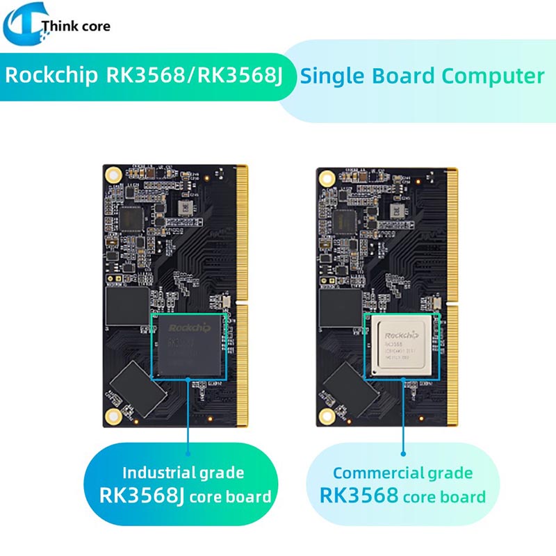 RK3568J RK3568 Bord SOM Finger Golden