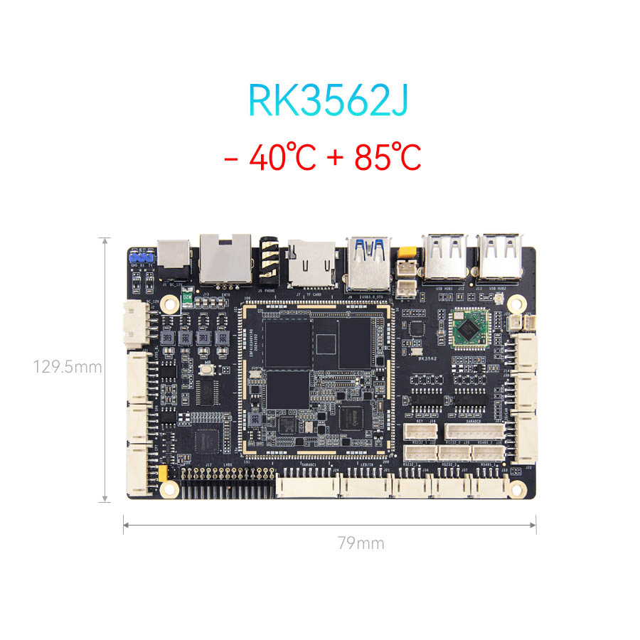 Rockchip RK3562 Comharthaíocht Dhigiteach SBC Rialaitheoir Tionscail
